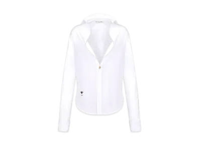 Dior Blouse Cotton Poplin "White"