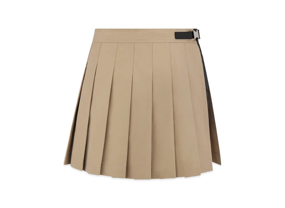 Dior Women's Cotton Gabardine Wrap Mini Skirt with Integrated Cannage Shorts "Beige"