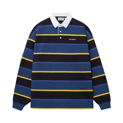 Carhartt WIP L/S Archie Polo "Blue"