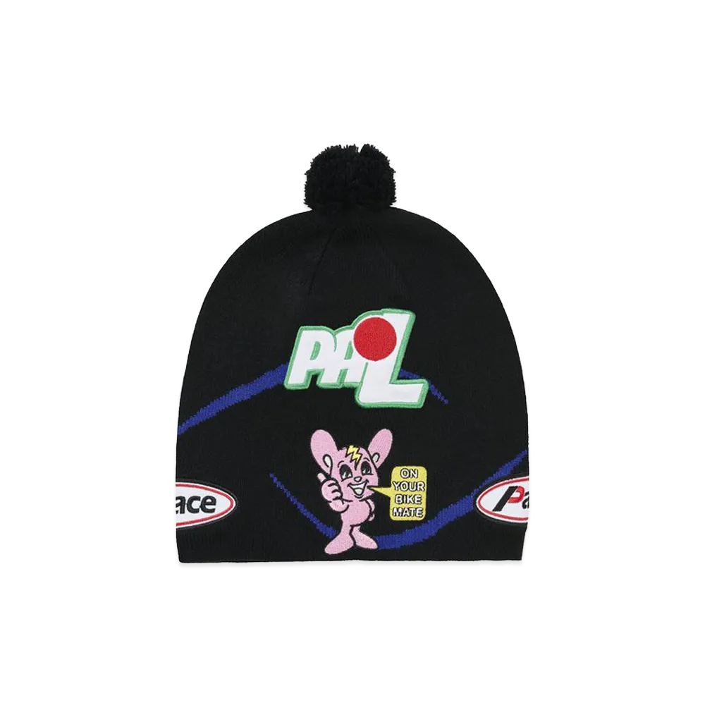 PALACE On Ya Bike Nein Cuff Beanie "Black"