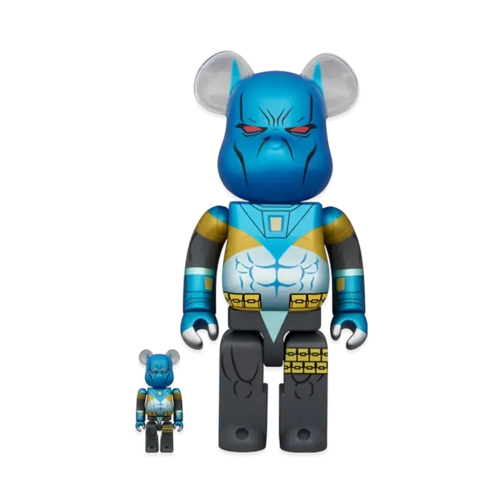 MEDICOM TOY "BEARBRICK" -BATMAN- Knightfall Batman 100% & 400%