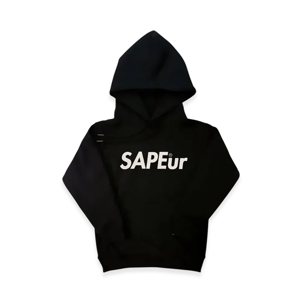 SAPEur Kid's Logo Sweat Hoodie "Black"