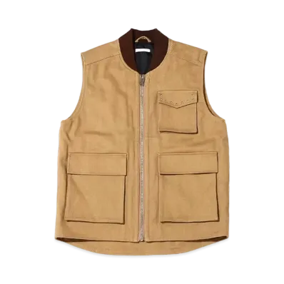 atmos pink Twill Vest "Beige"