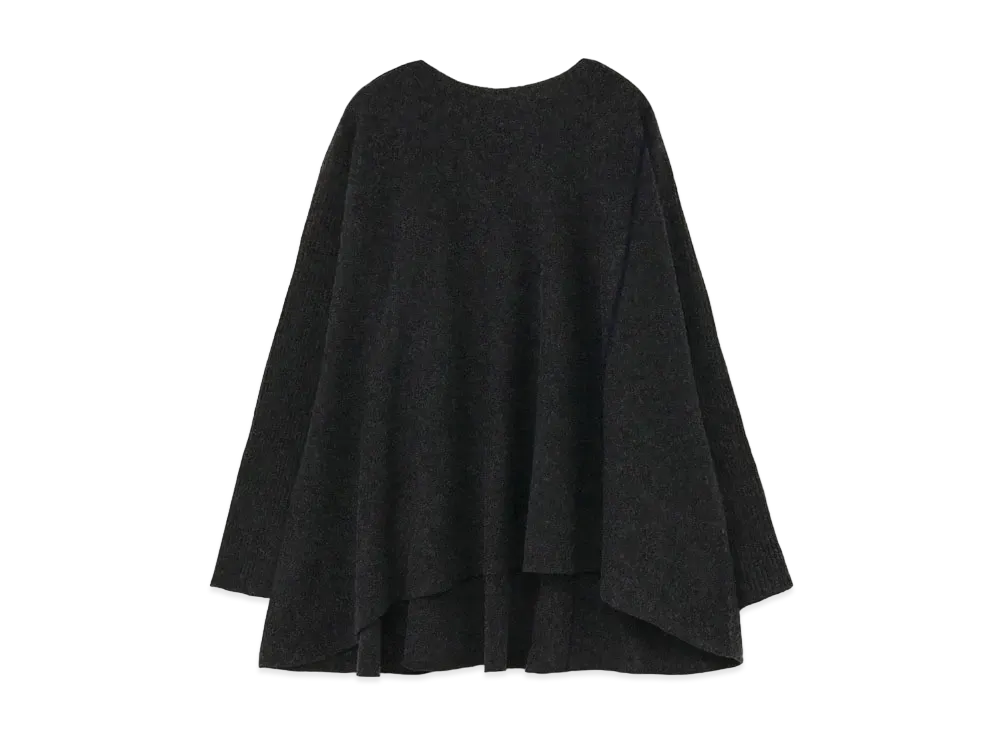 Yohji Yamamoto Y's PLAIN STITCH COLOR SCHEME LINE PULLOVER "Charcoal"