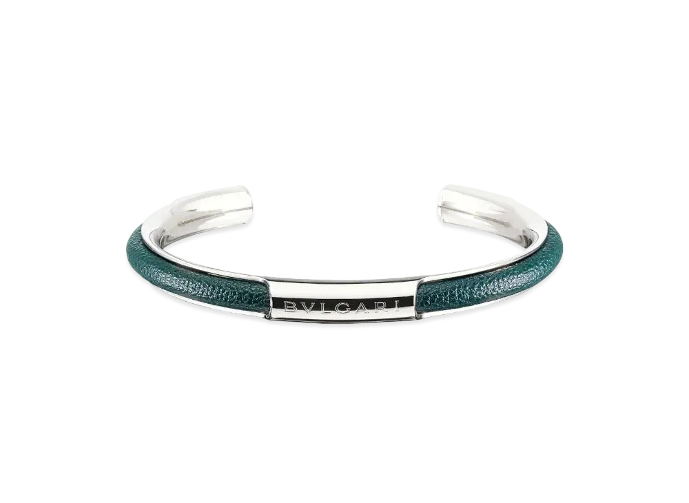 新品 ブルガリ BVLGARI パレンテシ ブレスレット ブラック ホワイト ブルガリ・ブルガリ マン ブレスレット 
