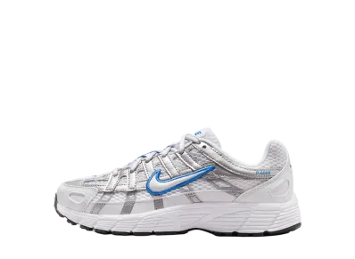 Nike GS P-6000 "White/Blue Crystal/Metallic Silver"