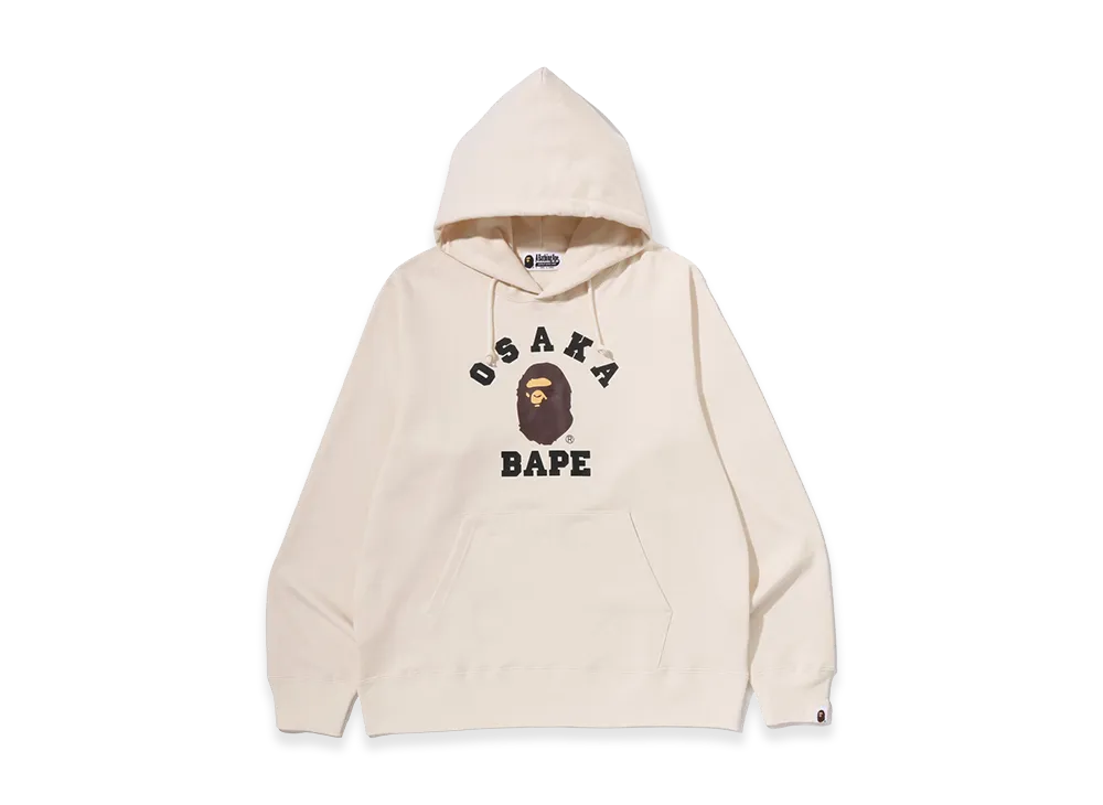 A BATHING APE Osaka Exclusive Osaka College Pullover Hoodie "Ivory"