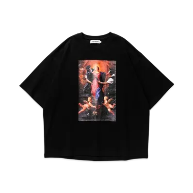 TIGHTBOOTH Police Checkup S/S T-Shirt "Black"