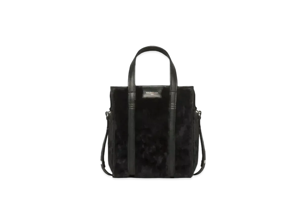 BALENCIAGA Bazaar Shearing Extra Small Shopping Bag "Black"