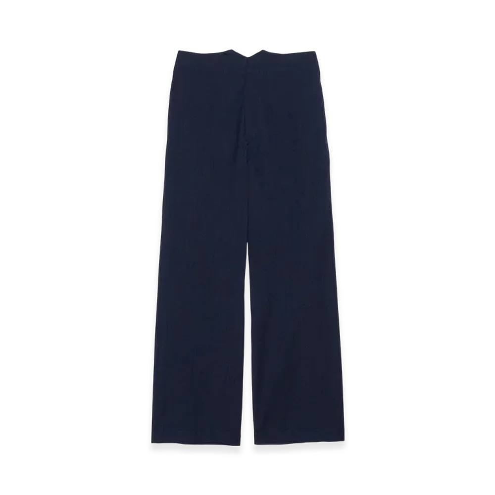 nanamica Wool Cotton Crepe Pants "Navy"
