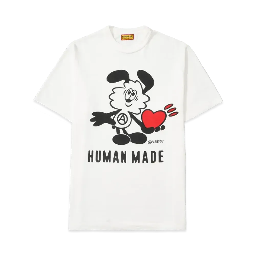 HUMAN MADE x VERDY Graphic T-Shirt "White"