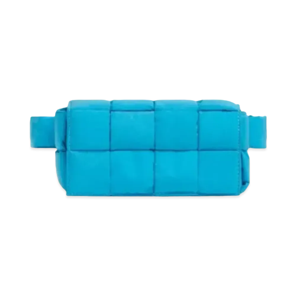 Bottega Veneta Padded Tech Cassette Belt Bag "Pool"