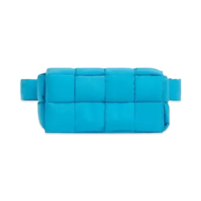 Bottega Veneta Padded Tech Cassette Belt Bag "Pool"