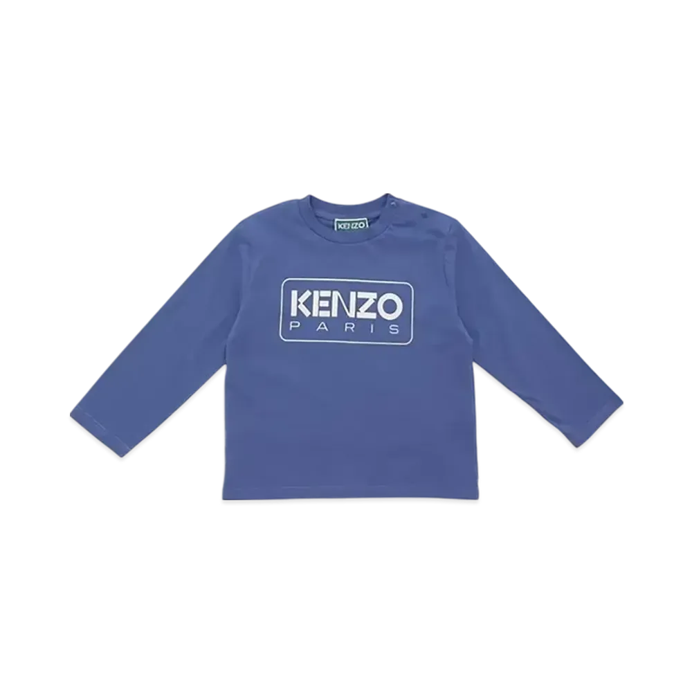 KENZO Kids Essential D3 Long Sleeve T-Shirt "Blue"