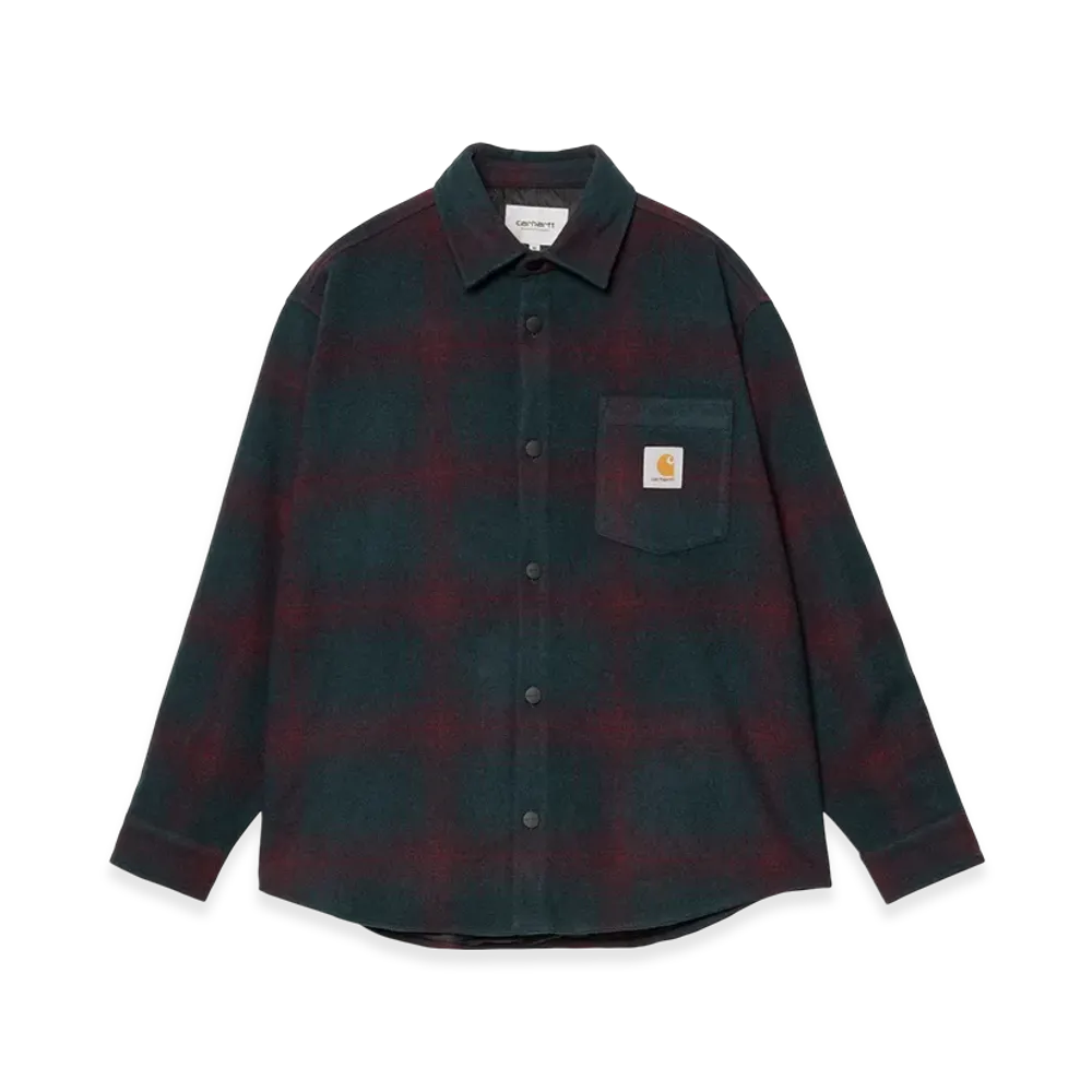 Carhartt WIP Brennan Shirt Jac "Brennan Check Deep Lagoon/Rondo"