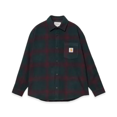 Carhartt WIP Brennan Shirt Jac "Brennan Check Deep Lagoon/Rondo"