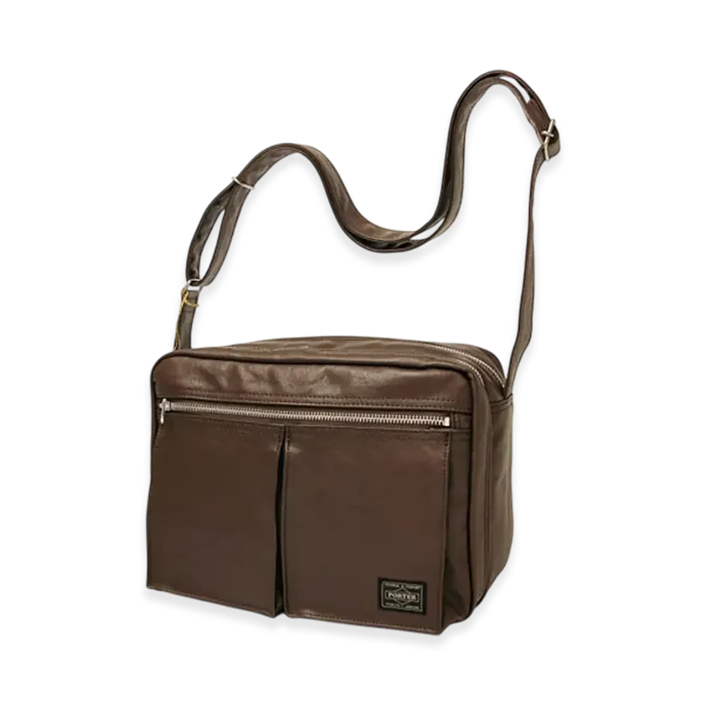 PORTER Freestyle Sling Shoulder Bag "Brown"