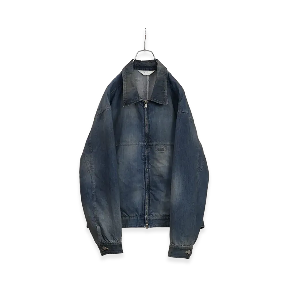 ANCELLM Denim Zipup Jacket "Indigo"