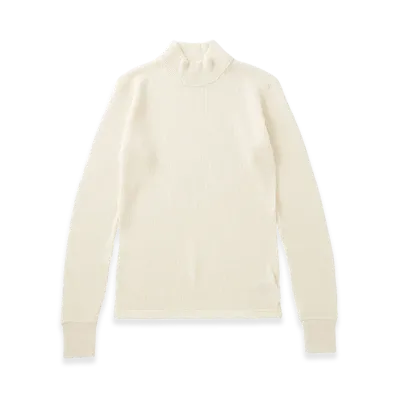 visvim Solar Waffle Skivvy L/S (Superfine) "Off White"