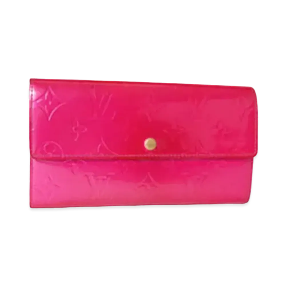 Louis Vuitton Porte Monnaie Credit "Fuchsia Pink"