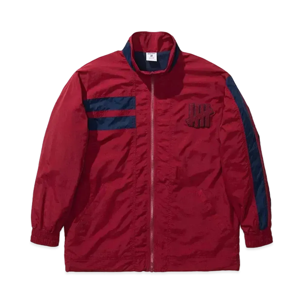 UNDEFEATED PANELED WARMUP JACKET - 40008 "Burbundy"