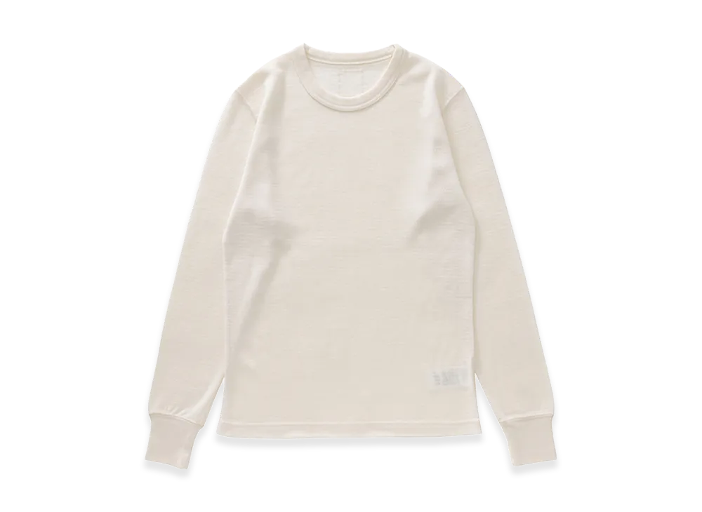 visvim Thermal Crew L/S (Superfine) "White"