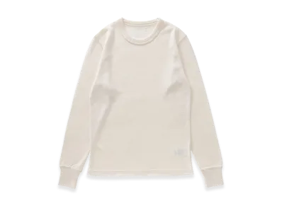 visvim Thermal Crew L/S (Superfine) "White"