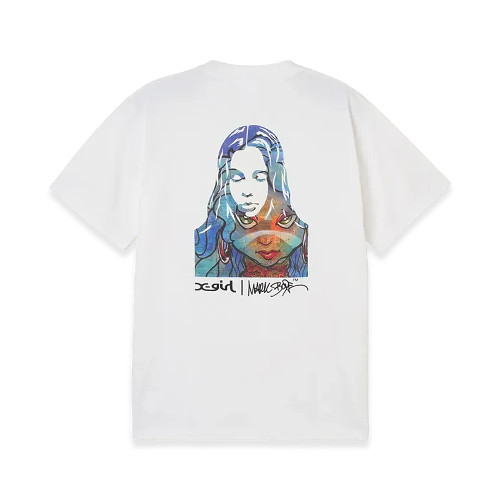 X-Girl Women's x Mark Bode S/S Tee "White"