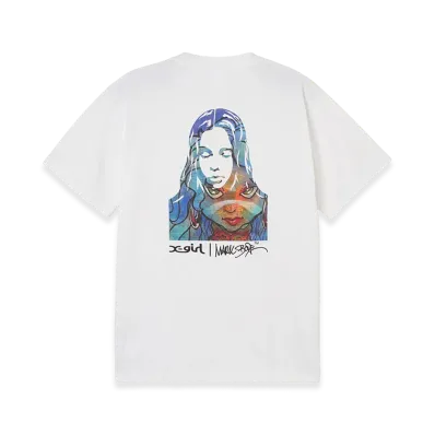 X-Girl Women's x Mark Bode S/S Tee "White"