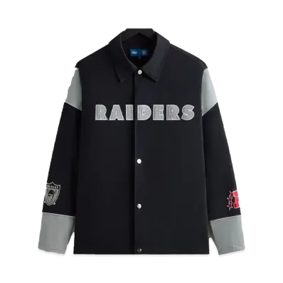 Kith & '47 For The NFL: Raiders Kieran Coaches Jacket "Black"