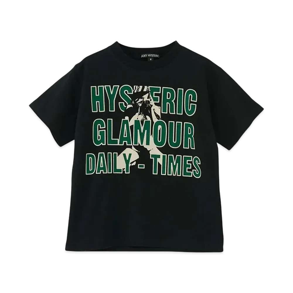 HYSTERIC GLAMOUR Kids Daily Hysteric T-Shirt "Black"