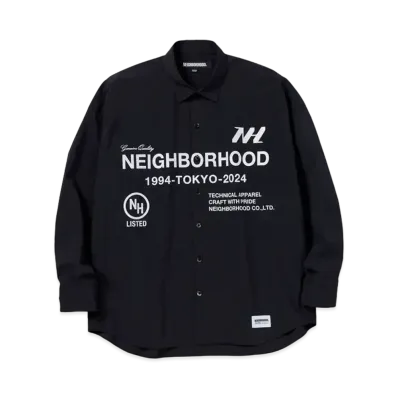 NEIGHBORHOOD Over Shirt LS "Black"