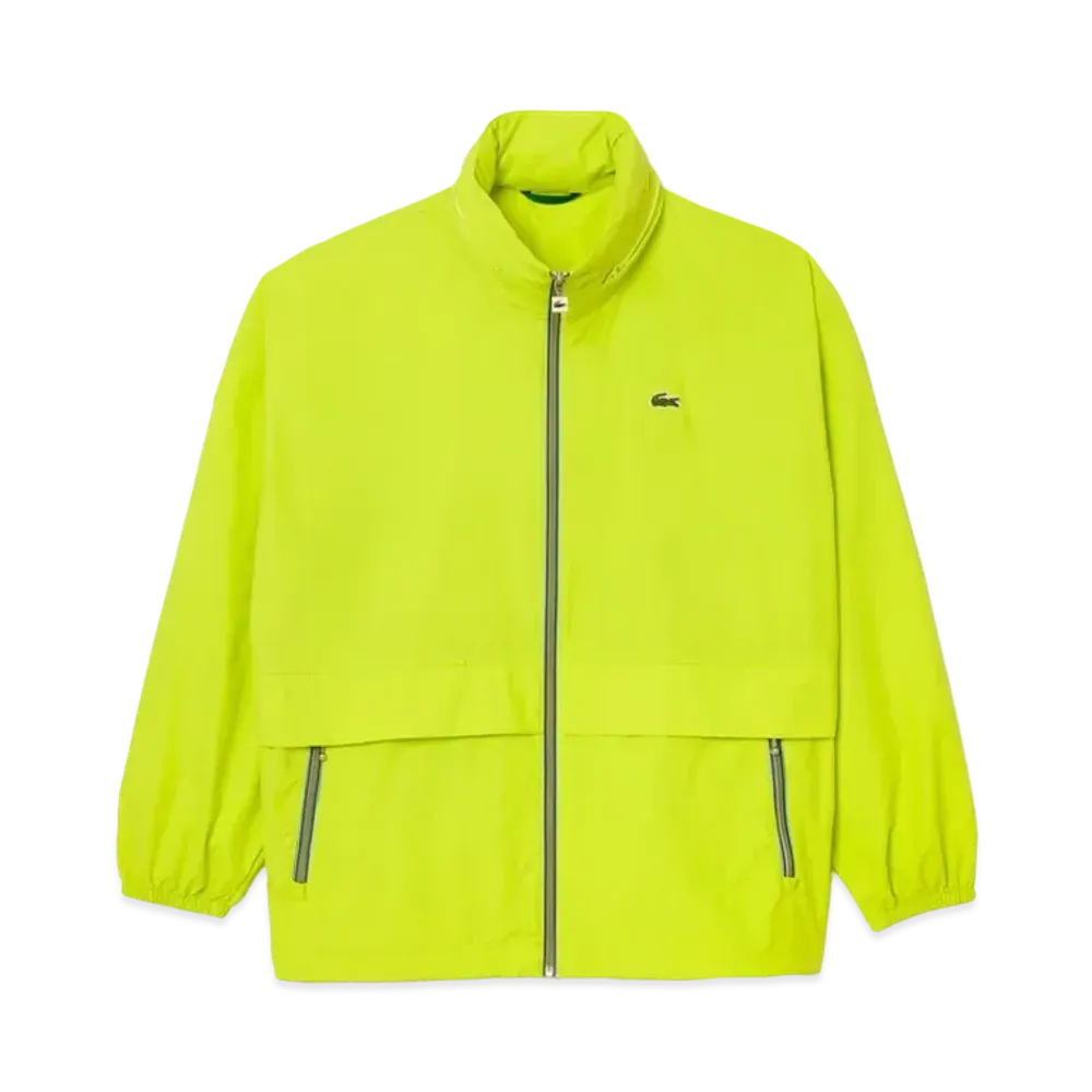 LACOSTE Water Repellent Windproof Nylon Jacket "Yellow"