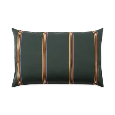 Paul Smith Signature Stripe Bolster Cushion "DarkGreen"