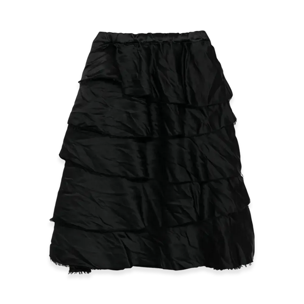 BLACK COMME des GARCONS Layered Skirt "Black"