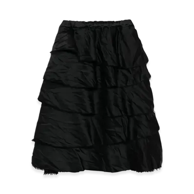BLACK COMME des GARCONS Layered Skirt "Black"