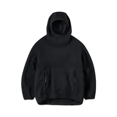 Graphpaper Micro Fleece Hoodie "Black"
