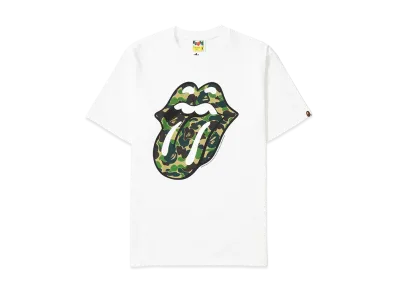 A BATHING APE x The Rolling Stones Tee "White"