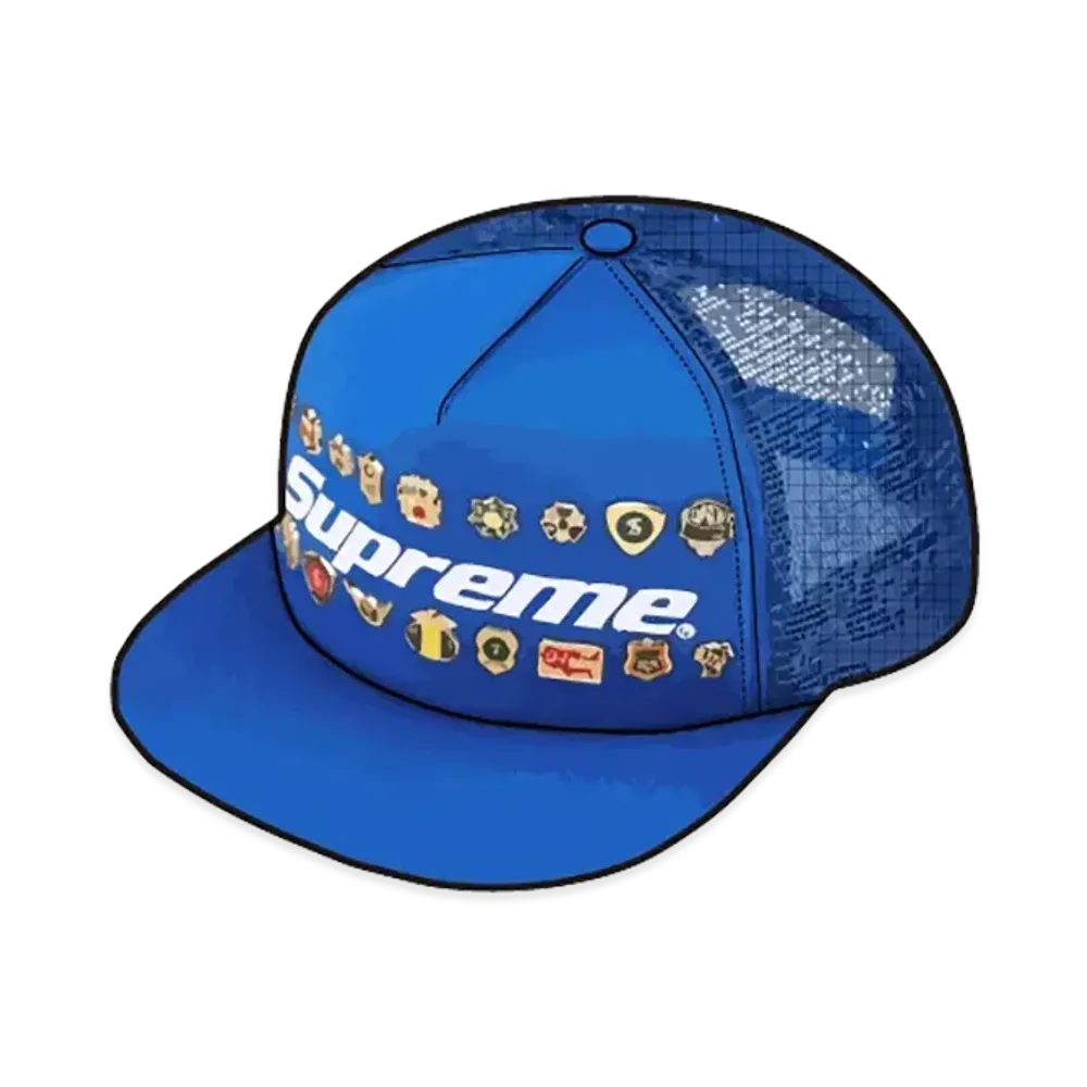 Supreme Pins Mesh Back 5-Panel "Royal"