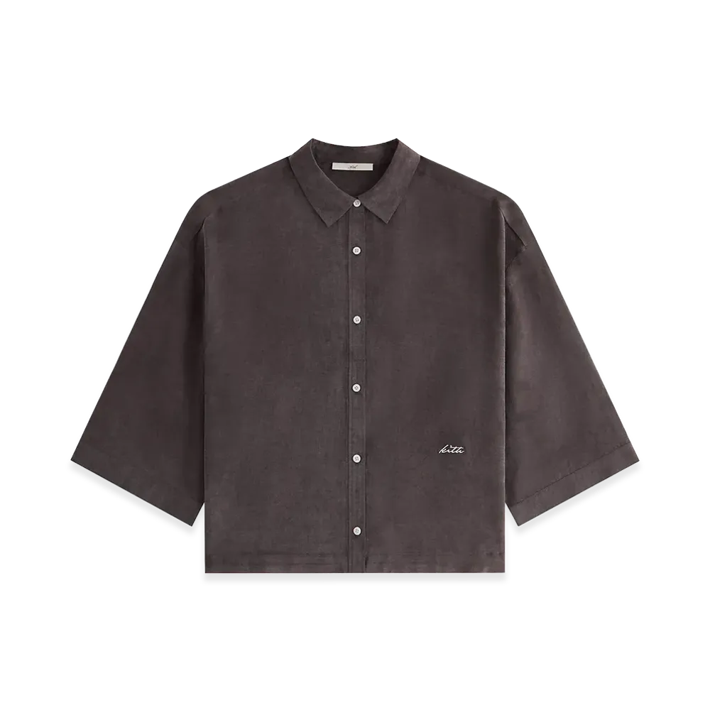 Kith Women's Nafissa Oversized Button Up Shirt "Kindling"
