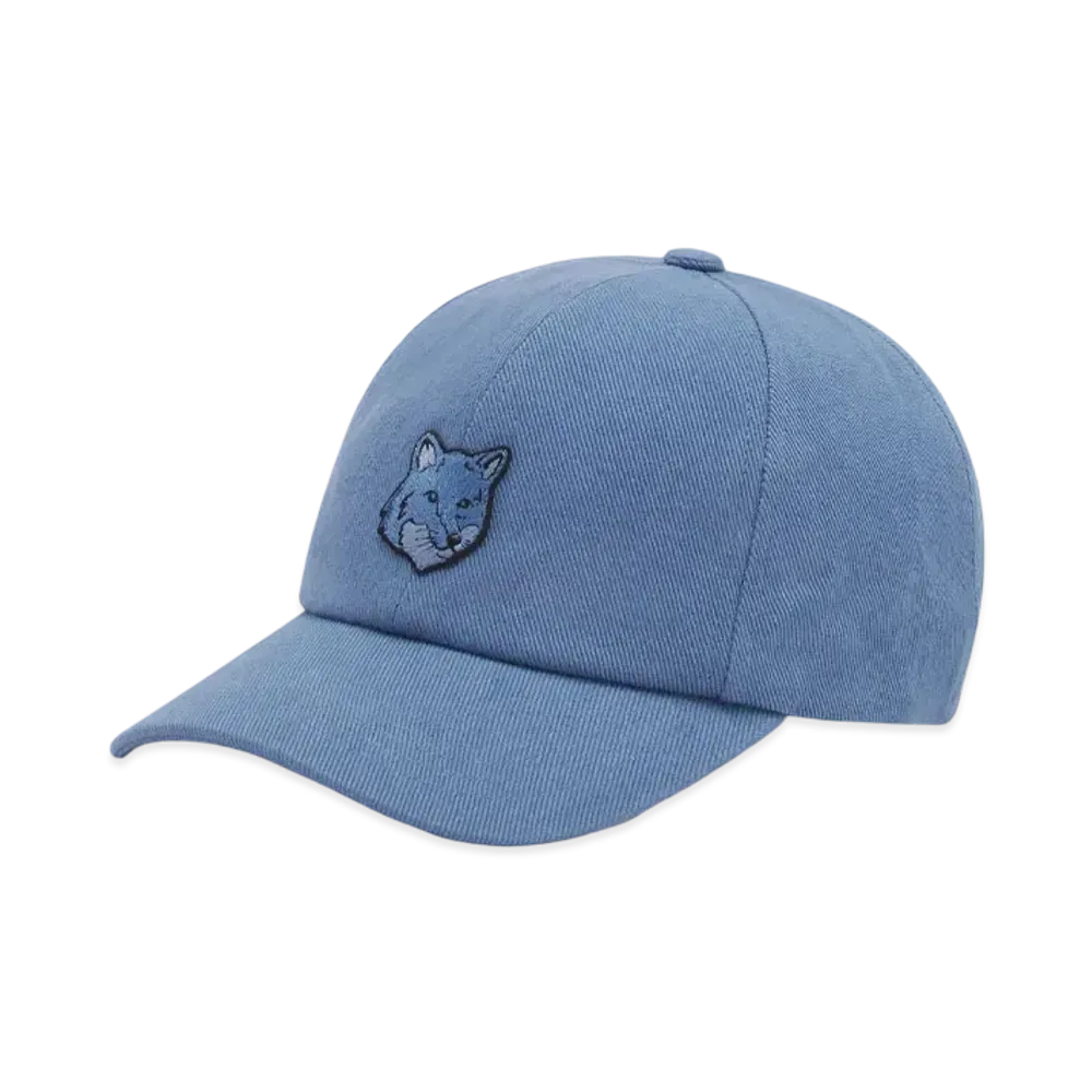 Maison Kitsune Bold Fox Head 6P Cap "Hampton Blue"