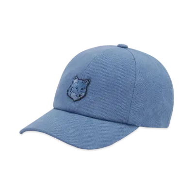 Maison Kitsune Bold Fox Head 6P Cap "Hampton Blue"