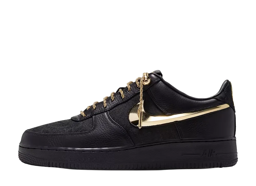 Victor Solomon × Nike Air Force 1 Low "Black/Metallic Gold"
