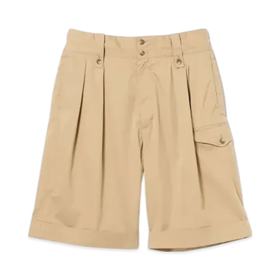 ENGINEERED GARMENTS Gurkha Short - Superfine Twill "Khaki"