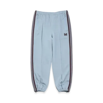 NEEDLES Zipped Track Pants Poly Smooth "Sax Blue"