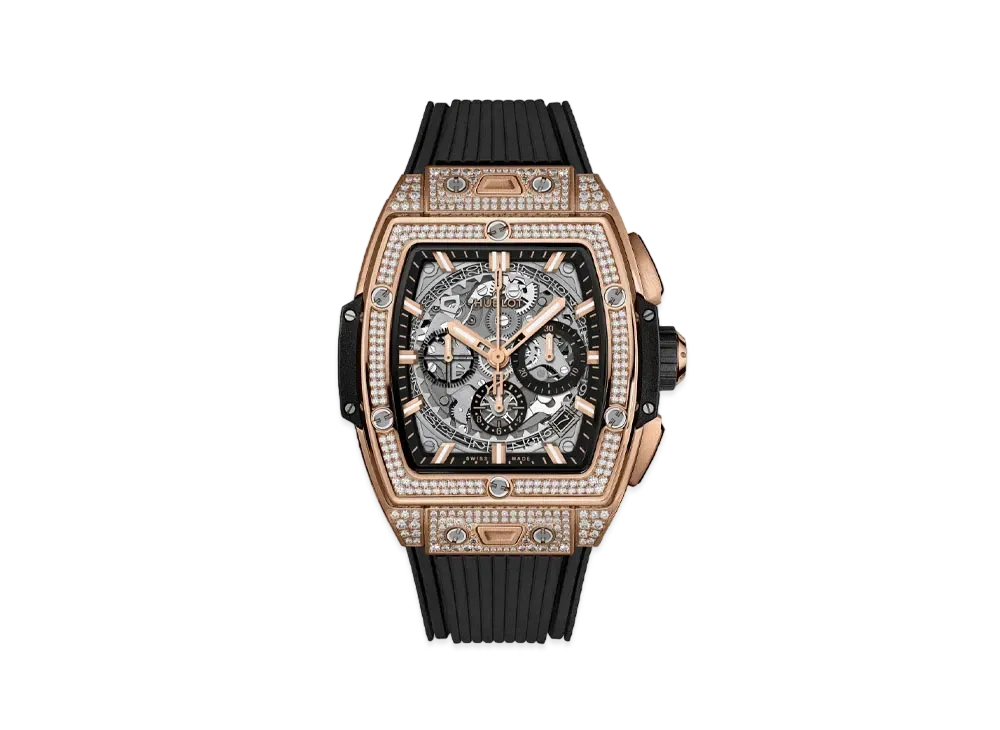 HUBLOT Spirit of Big Bang King Gold Pave 42mm