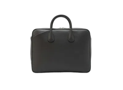 Valextra My Logo Brief Case Padlock "Dark Gray"