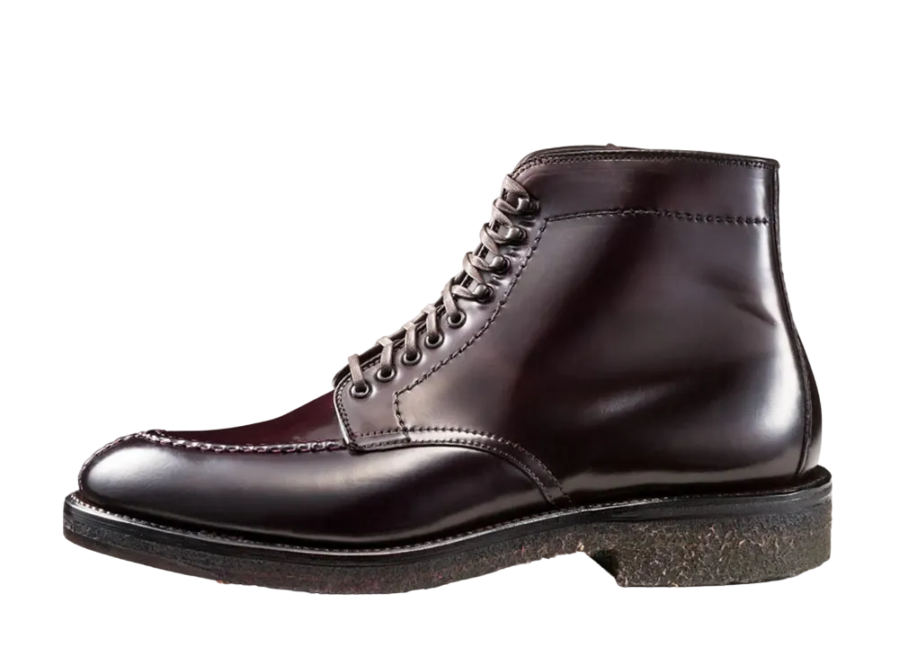 ALDEN Tanker Boot 379X Shell Cordovan "#8 Dark Burgundy" 4540H D Plantation Crepe Sole
