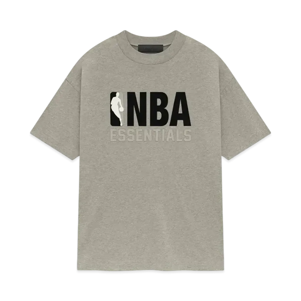 FEAR OF GOD ESSENTIALS x NBA Tee "Warm Heather"