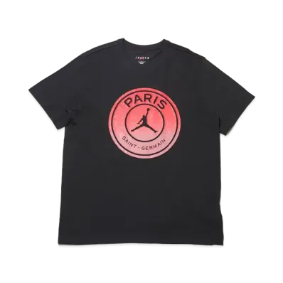 Nike Jordan x PSG SS Logo Tee "Off Noir/Sail"